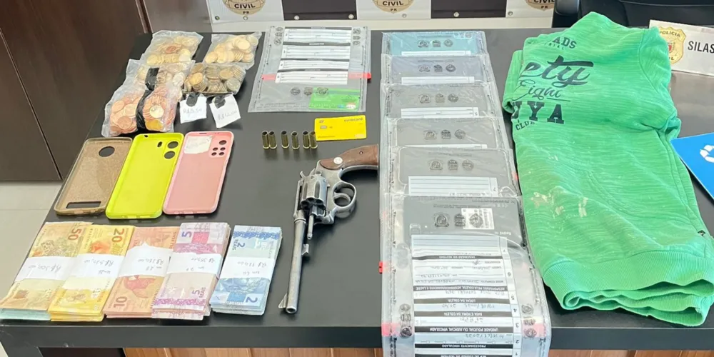 Material recuperado pela Polícia Militar