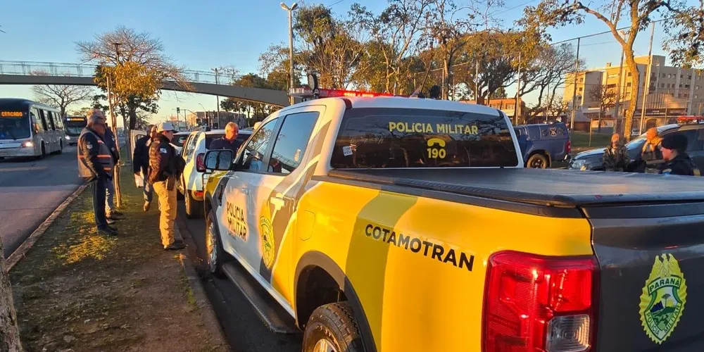 Equipes da Receita Estadual em conjunto com outros órgãos mobilizados para a realização da operação