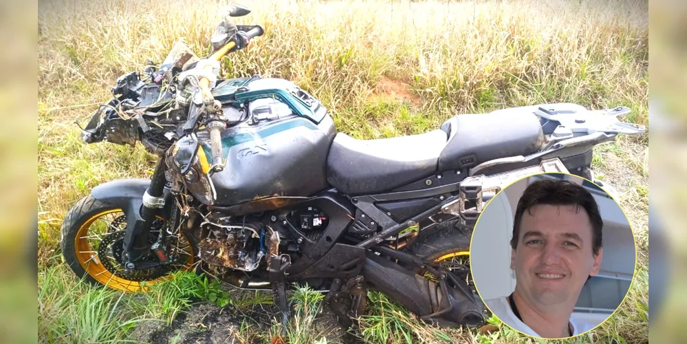 Motocicleta em que estava empresário
