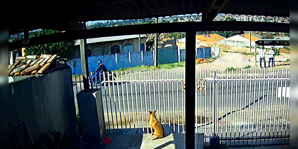 Carro e moto colidiram na rua Neci Nunes Ferreira