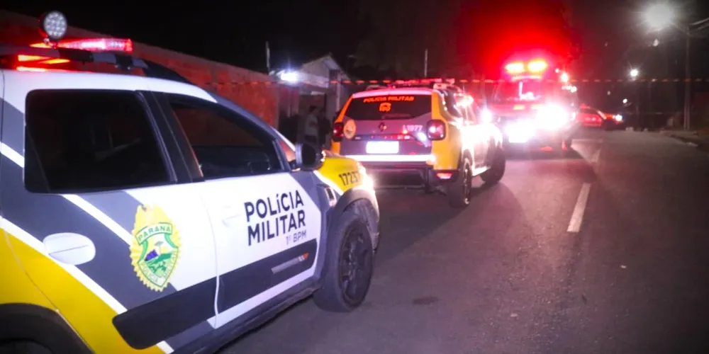 Equipes da Polícia Militar estiveram no local da ocorrência