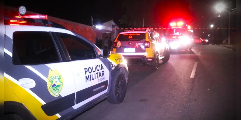 Equipes da Polícia Militar estiveram no local da ocorrência