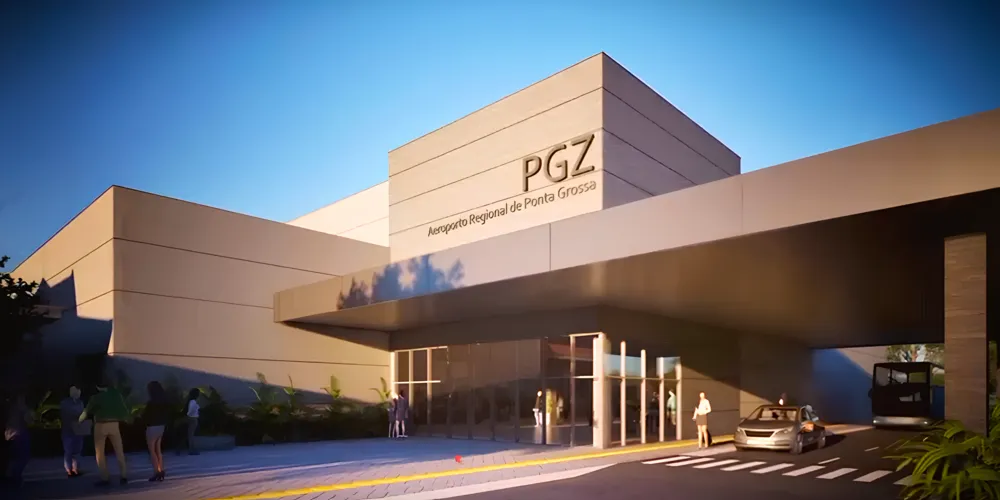 Futura nova fachada do Aeroporto Regional de Ponta Grossa