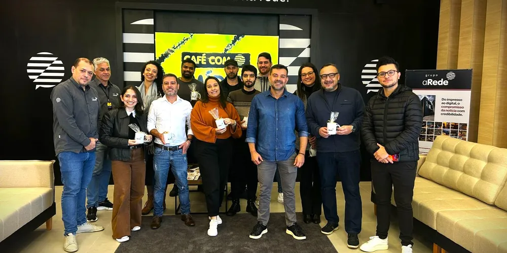 'Café com Mídia' aconteceu na sede do Grupo aRede