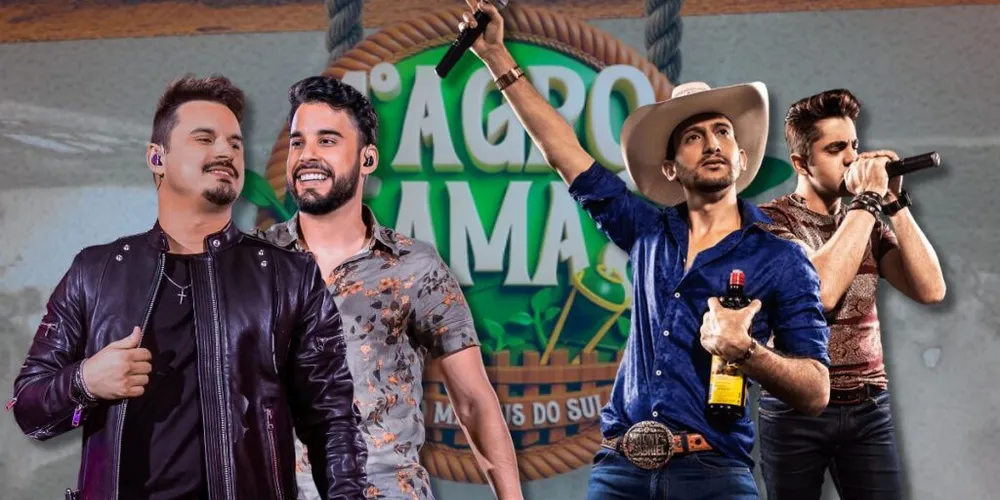 Duplas Antony & Gabriel e Clayton & Romário estão confirmados na programação