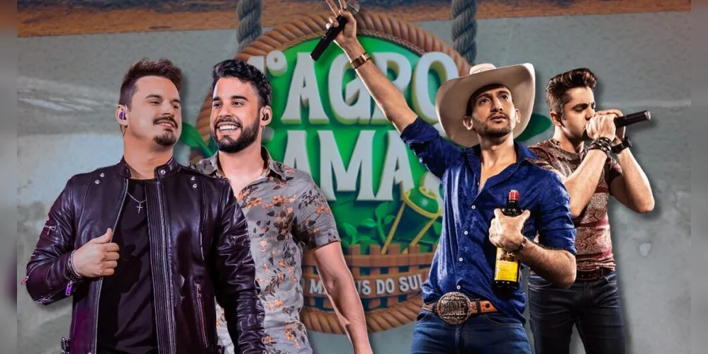 Duplas Antony & Gabriel e Clayton & Romário estão confirmados na programação