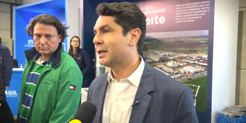 Curi concedeu entrevista ao Portal aRede, durante o Agroleite