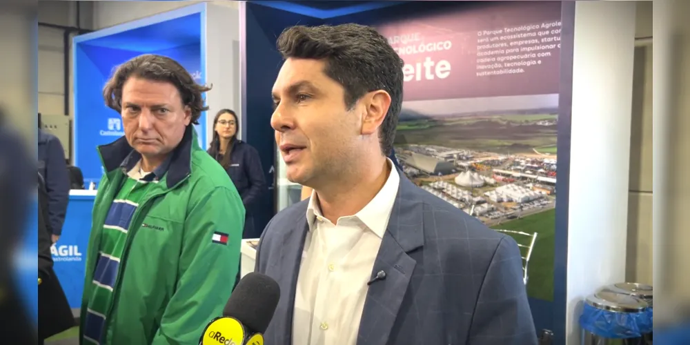 Curi concedeu entrevista ao Portal aRede, durante o Agroleite