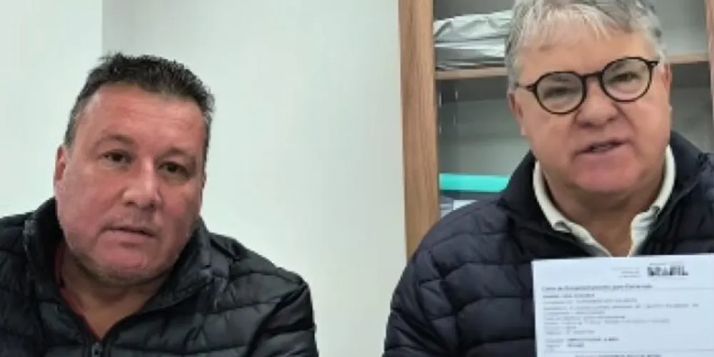 Adrissano Santos e Altamir Sanson estiveram reunidos