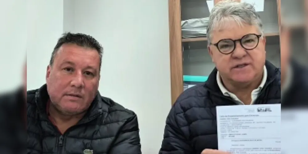 Adrissano Santos e Altamir Sanson estiveram reunidos