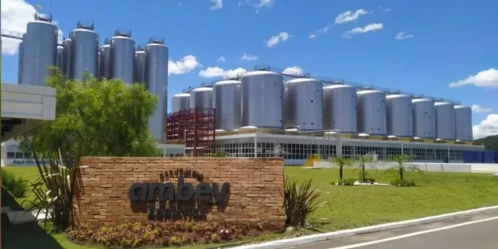 Fábrica da Ambev em Ponta Grossa