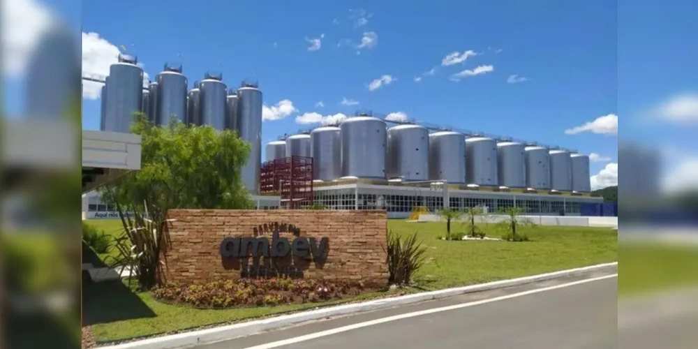 Fábrica da Ambev em Ponta Grossa