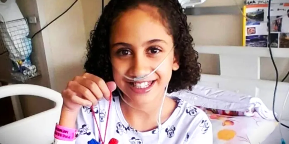 Ana Julia Alves nasceu com uma cardiopatia complexa congênita