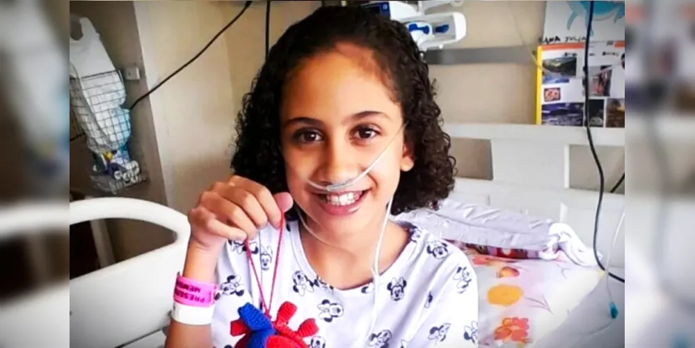 Ana Julia Alves nasceu com uma cardiopatia complexa congênita
