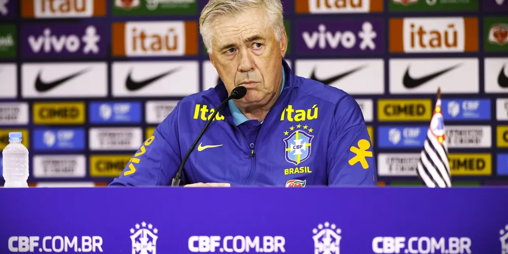 Carlo Ancelotti, técnico da Seleção Brasileira