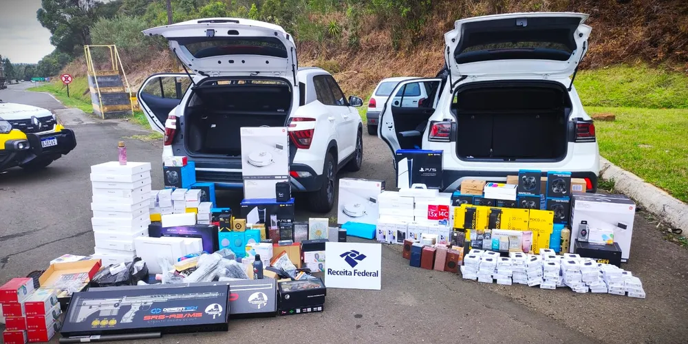 Equipamentos foram encaminhados à delegacia de Ponta Grossa