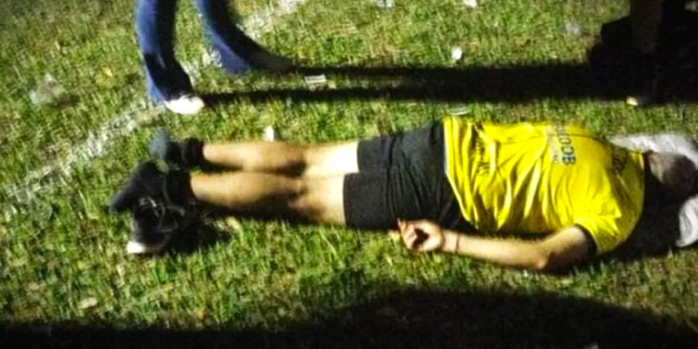 Homem foi encaminhado ao hospital pelo Corpo de Bombeiros