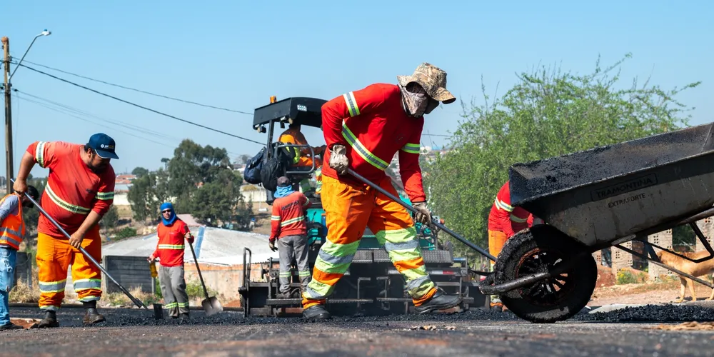 Todas as ruas previstas deverão estar prontas ainda em 2025