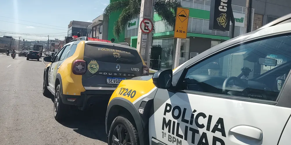 Polícia Militar e o CHOQUE foram acionados