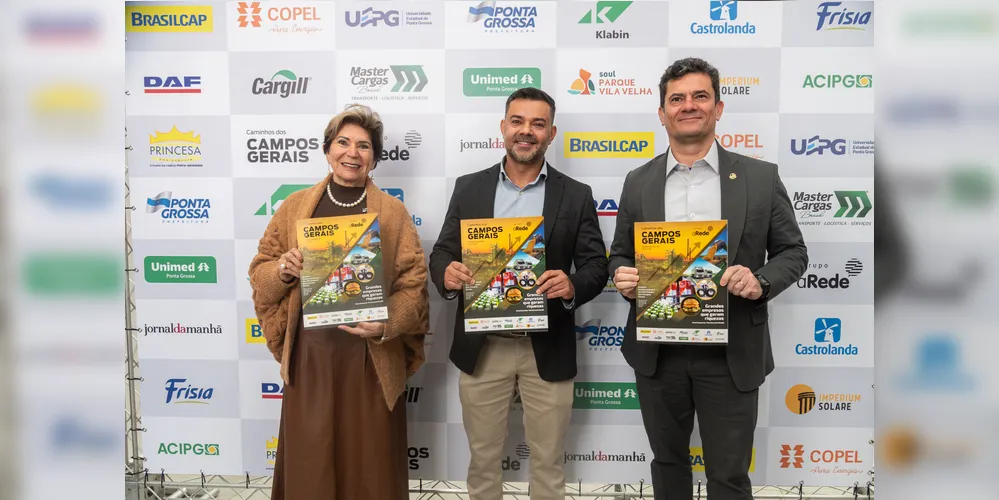Prefeita de Ponta Grossa Elizabeth Schmidt e o Senador do Paraná Sérgio Moro se fizeram presentes no evento