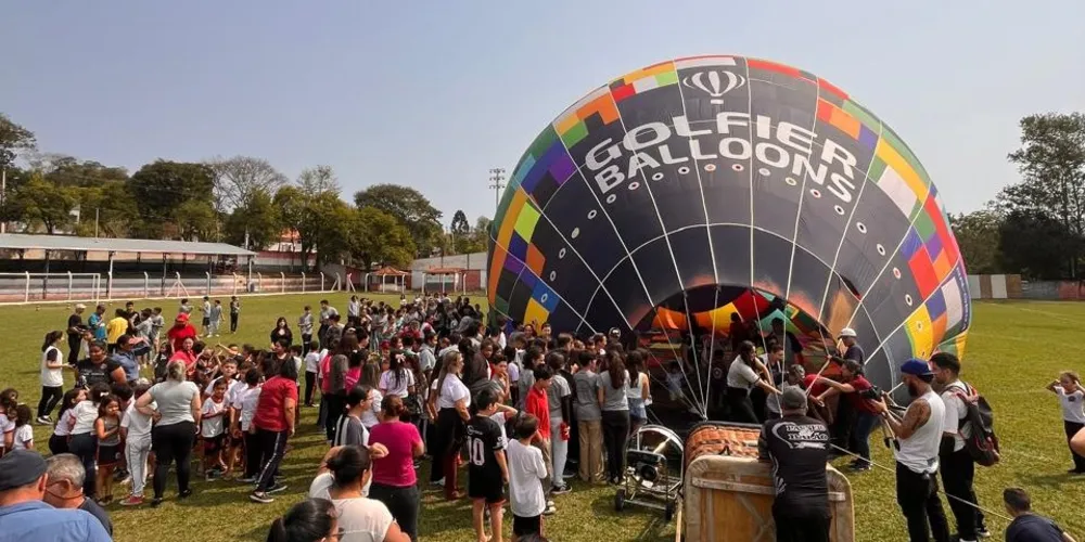 Quem for ao Festival também poderá viver a experiência de entrar na cesta de um balão e subir a 15 metros de altura