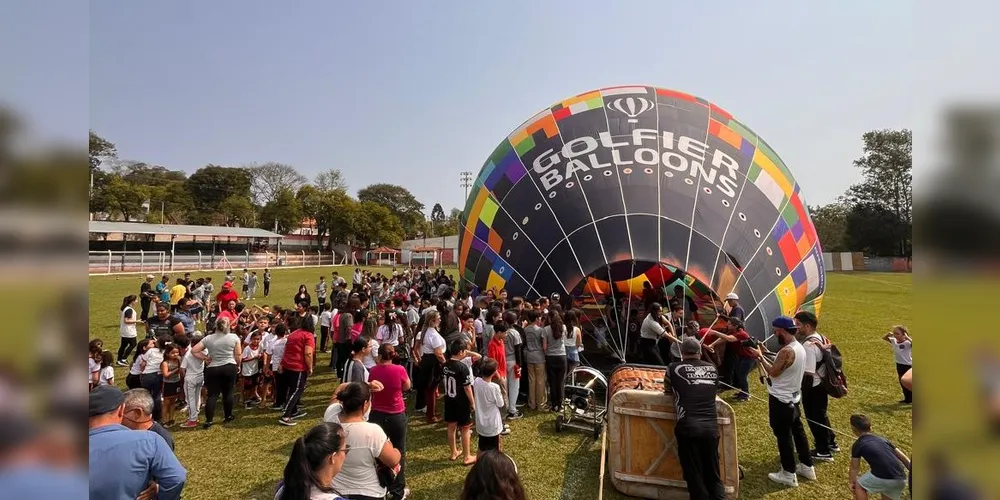 Quem for ao Festival também poderá viver a experiência de entrar na cesta de um balão e subir a 15 metros de altura