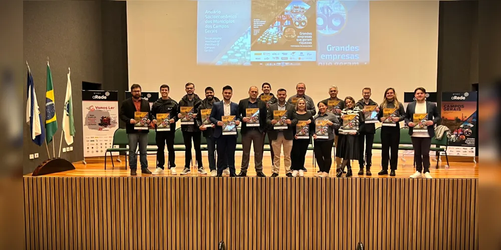 Parte da equipe do Grupo aRede que esteve no evento de lançamento