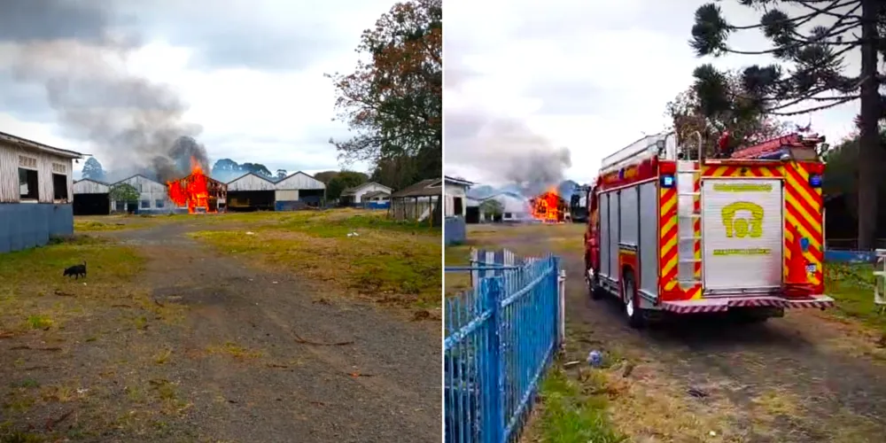 Viaturas ABTR foram acionadas para a ocorrência