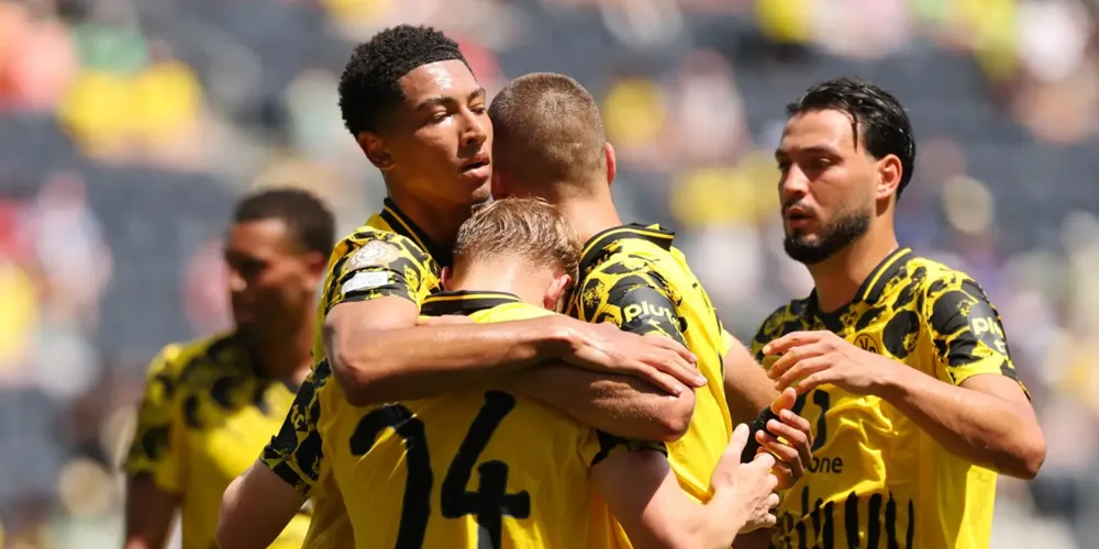 Jobe Bellingham participou da jogada do gol como o assistente direto a Svensson