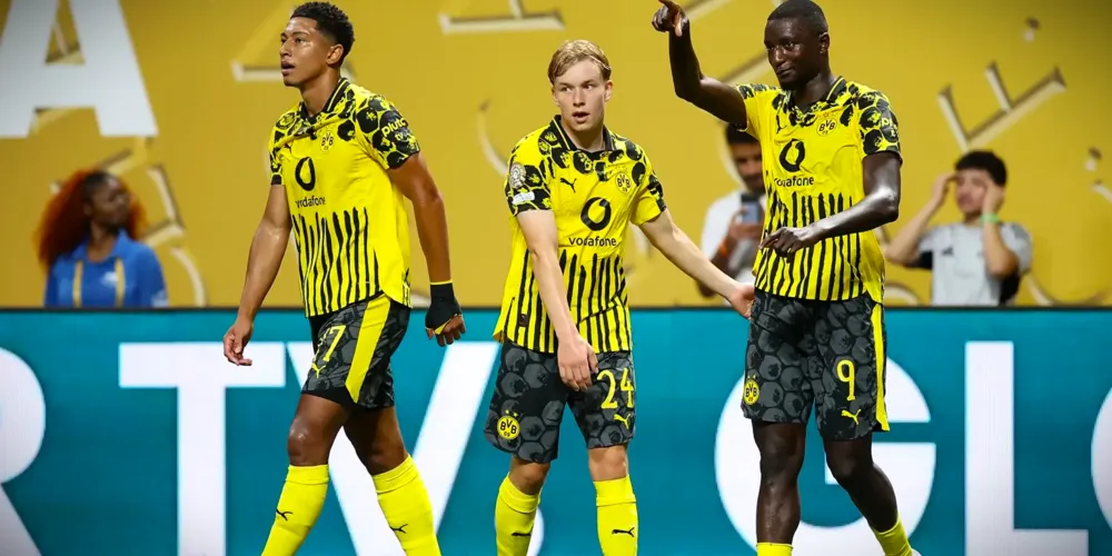 Gols do Borussia foram marcados no primeiro tempo