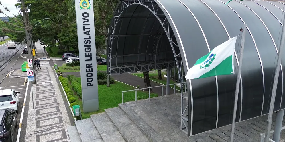 Câmara de Vereadores de Ponta Grossa fica no bairro Ronda