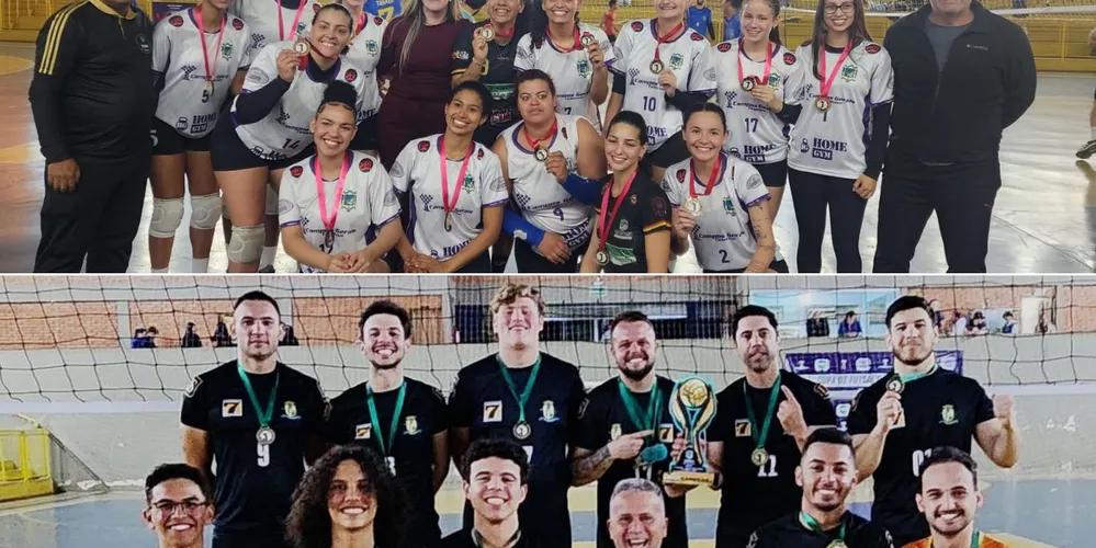 Tibagi e Palmeira conquistam a 2ª etapa do Grand Prix de Vôlei da AMCG