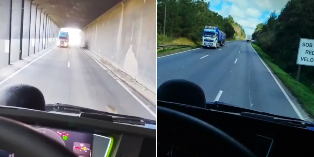 Ambos veículos tinham placas bolivianas e trafegavam na BR-277