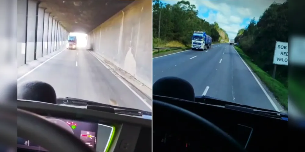 Ambos veículos tinham placas bolivianas e trafegavam na BR-277