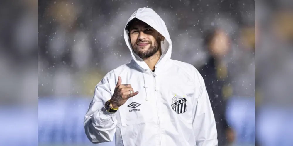 Neymar Jr. renovou com o Santos até o final de 2025