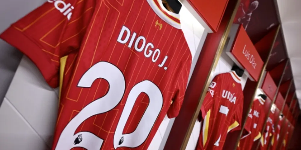 Diogo Jota era o camisa 20 do Liverpool