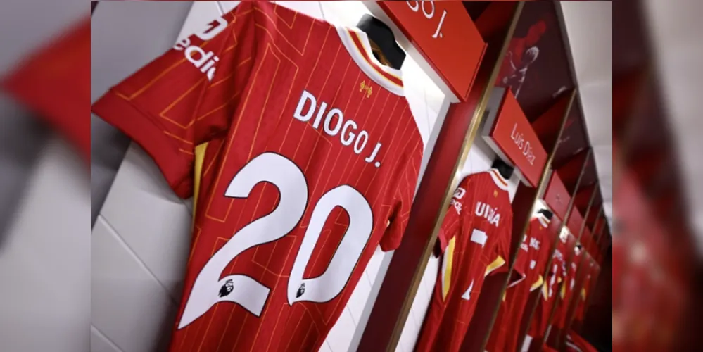 Diogo Jota era o camisa 20 do Liverpool