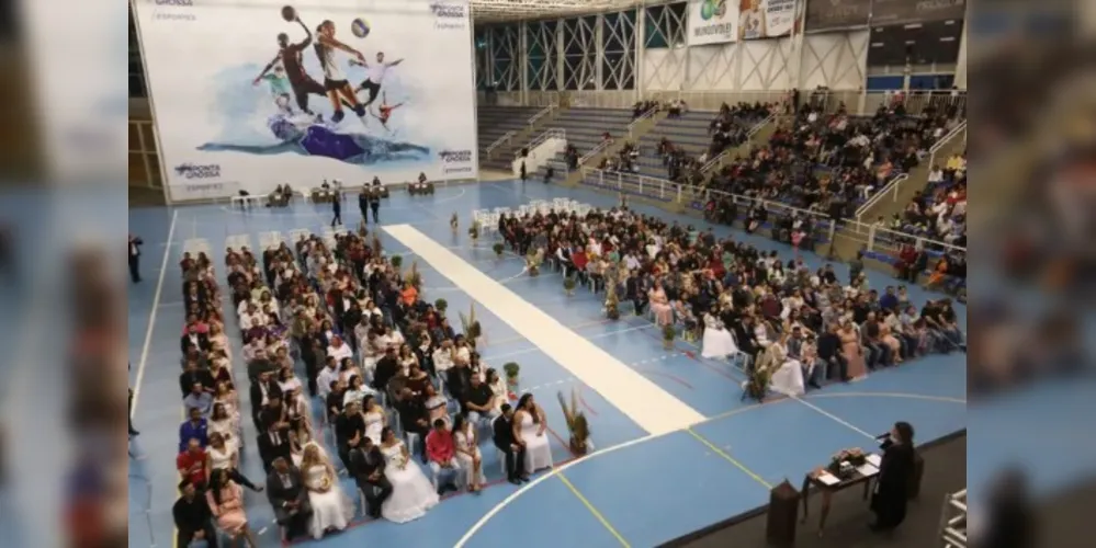 Casamento comunitário ocorrido em 2022