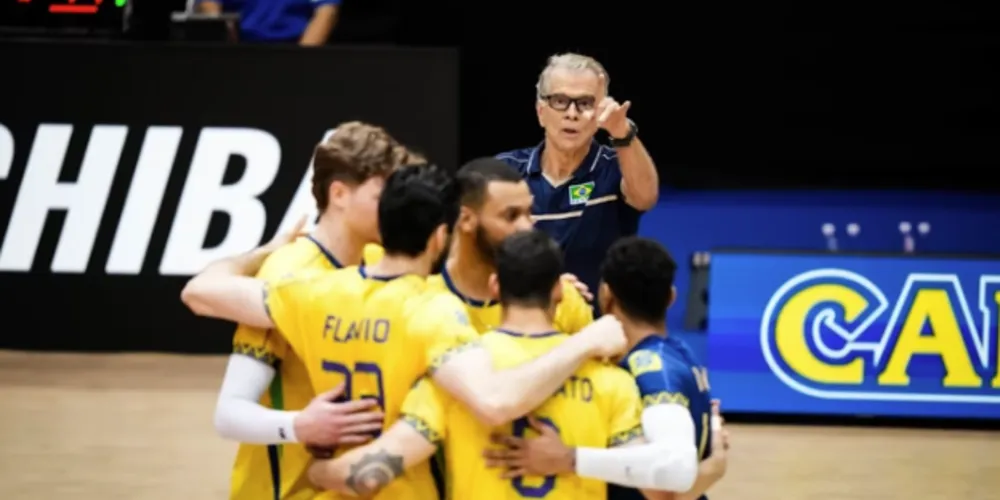 O Brasil carimbou a vaga na fase final da Liga das Nações de Vôlei (VNL)