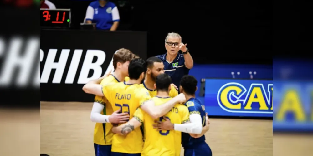 O Brasil carimbou a vaga na fase final da Liga das Nações de Vôlei (VNL)