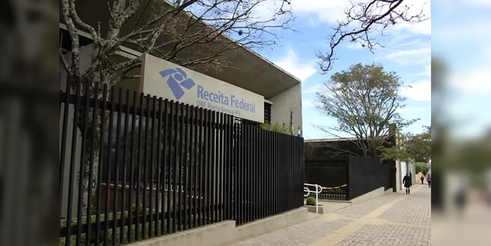 Sede da Receita Federal em Ponta Grossa