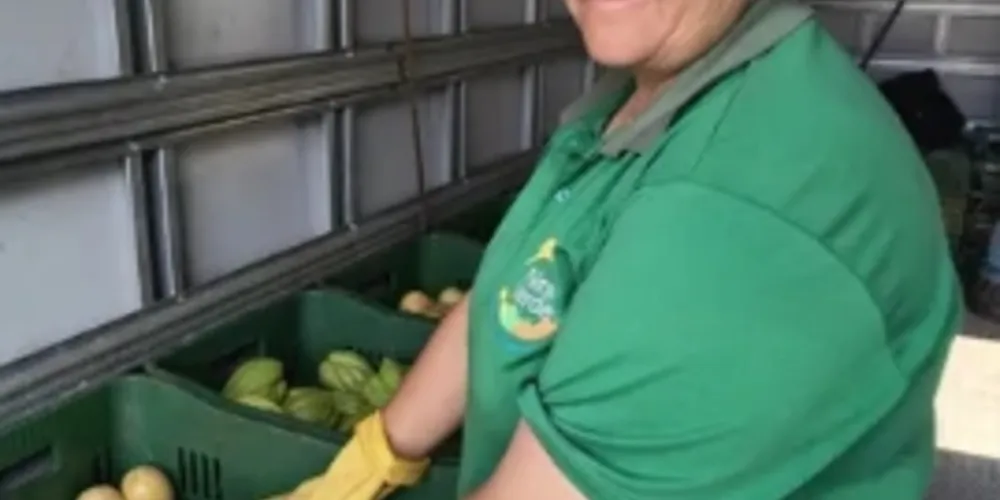 Três equipes vão percorrer os bairros para trocar recicláveis por frutas, verduras e legumes