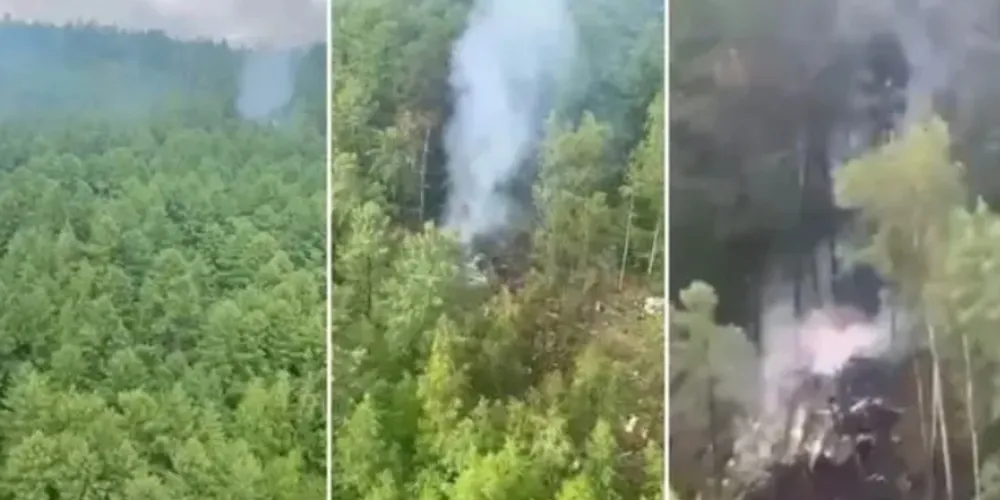 O avião transportava 49 pessoas