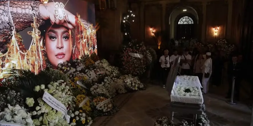 Velório de Preta Gil, no Theatro Municipal do Rio