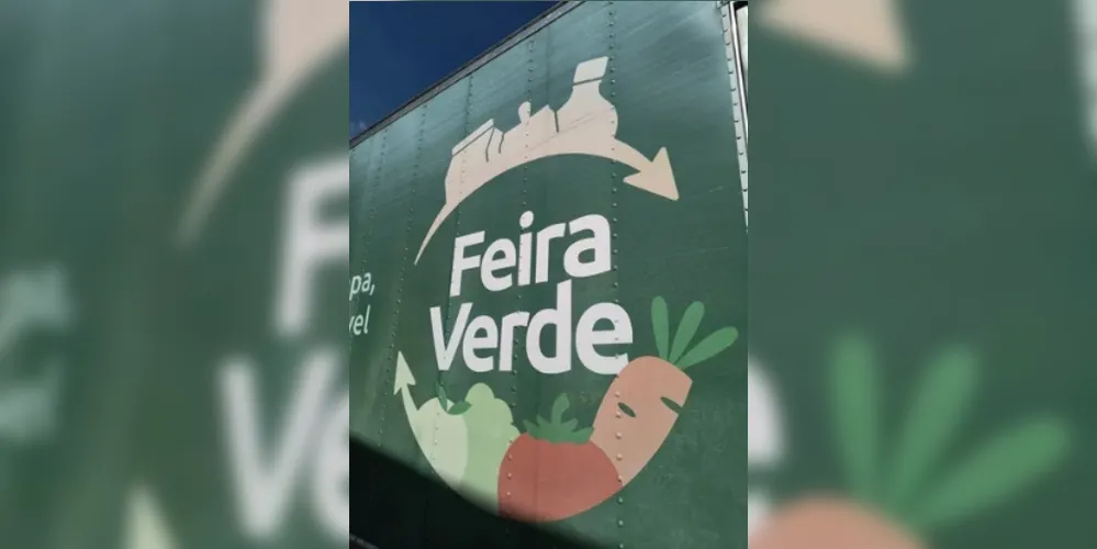 Equipes do Feira Verde estarão trocando recicláveis por frutas, verduras e legumes