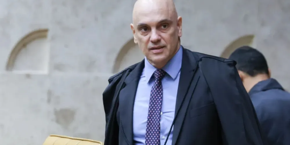 Alexandre de Moraes em sessão plenária do Supremo Tribunal Federal (STF)