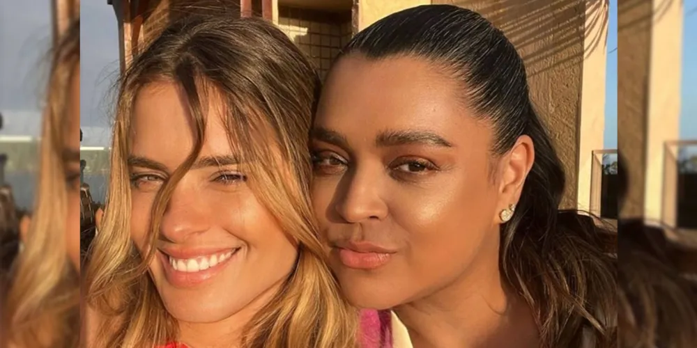 A atriz Carolina Dieckmann e a cantora Preta Gil