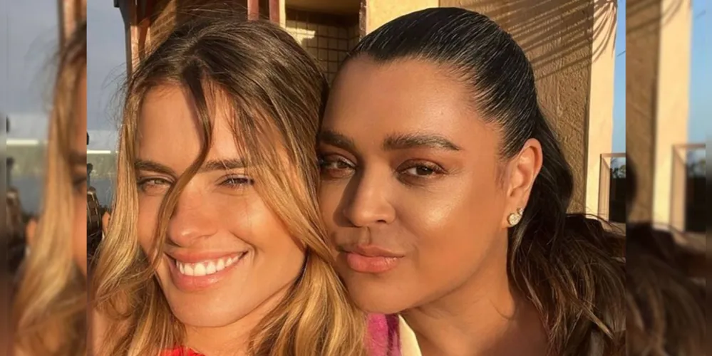 A atriz Carolina Dieckmann e a cantora Preta Gil