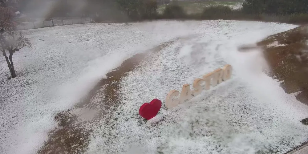 Chuva atingiu com maior força a região Sul do município.