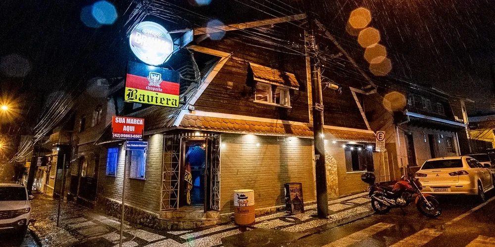 Fachada da Choperia Baviera